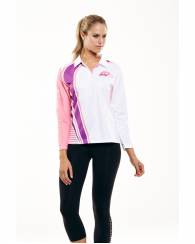 Ladies Sublimated Polo, Raglan Sleeve
